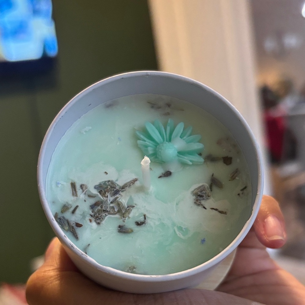 Homemade candle new mint/ eucalyptus